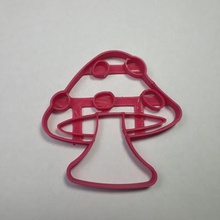 fungus cookie cutter tool coconut 3d print model - Mito3D
