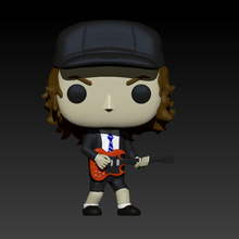 funko angus young - ac dc funkopop acdc 3d print model - Mito3D