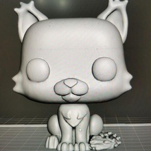 funko cat 2 fashion pop chibi pet kawaii 3d print model - Mito3D