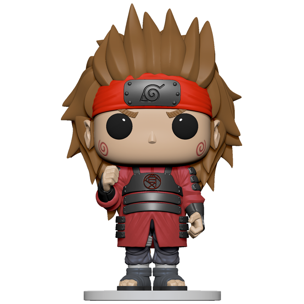 funko choji Naruto shippuden anime Shinobi pop objets collection stl table ninja possible feuille cachée 3D print model - Mito3D