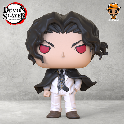 funko custom muzan kibutsuji art demon slayer anime kimetsu no yaiba 3d print model - Mito3D