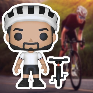 funko ciclista esporte pop bicicleta 3d print model - Mito3D