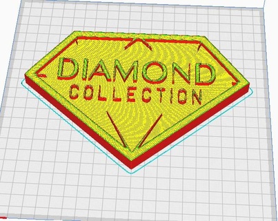 funko diamante colección logo 3d print model - Mito3D
