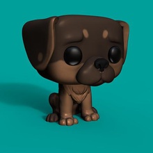 funko chien divers jouet funkopop animal de compagnie 3d print model - Mito3D