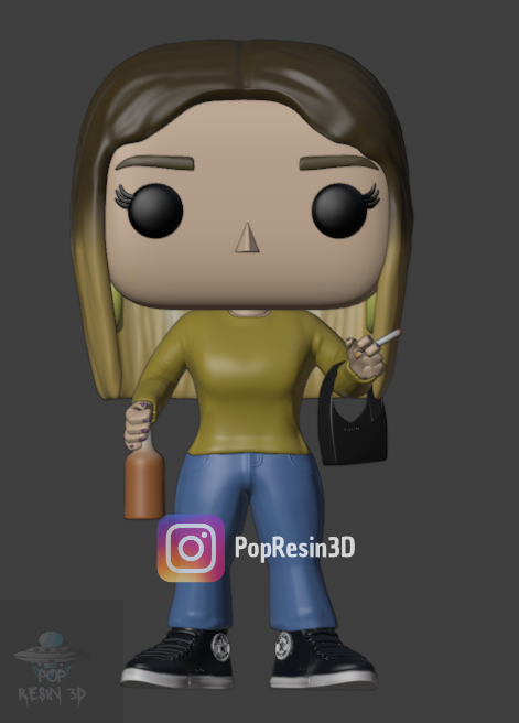 funko girl custom art funkopop funkochica funkogirl funkocustom 3D print model - Mito3D