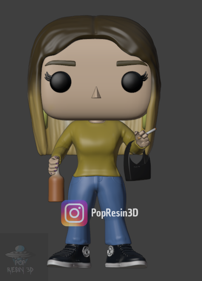 funko girl custom art funkopop funkochica funkogirl funkocustom 3d print model - Mito3D