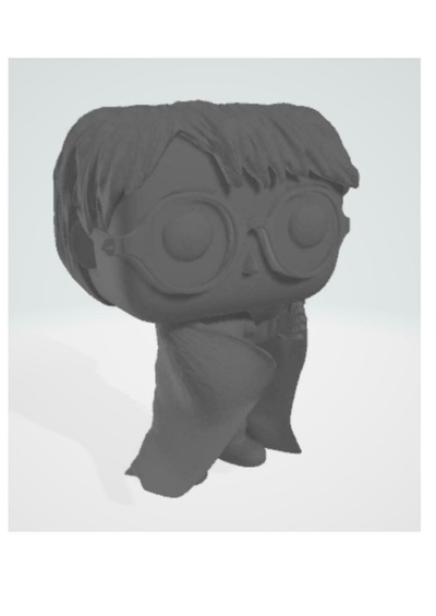 funko harry vasaio mantello funco personalizzato bambola magia 3d print model - Mito3D