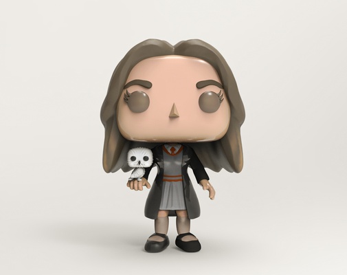 funko hermione disfraz harry potter funkopop pop 3d print model - Mito3D