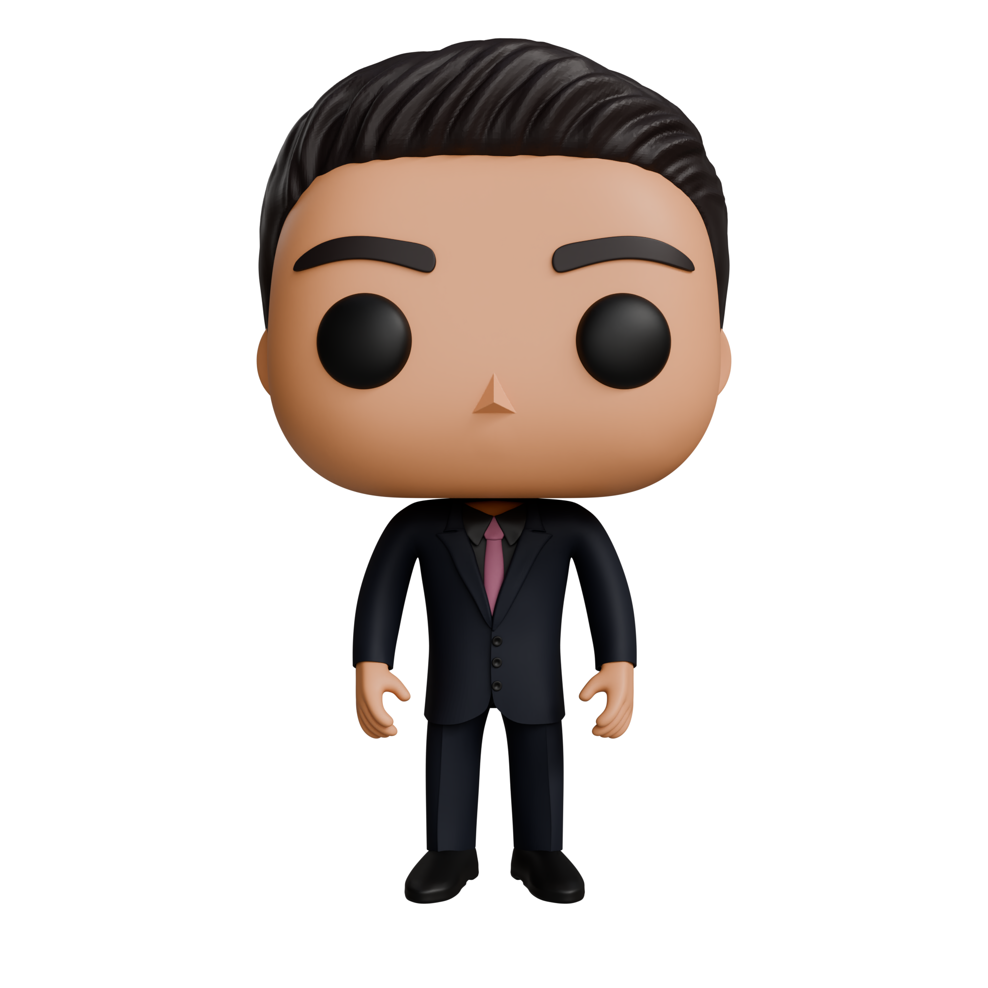 funko hombre traje man boy pop 3D print model - Mito3D