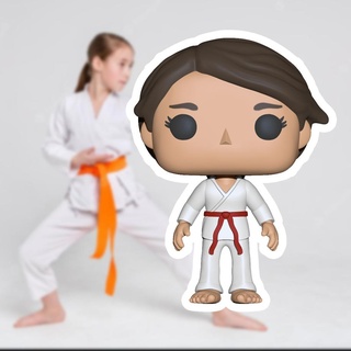 funko karate woman girl japan martial arts 3d print model - Mito3D
