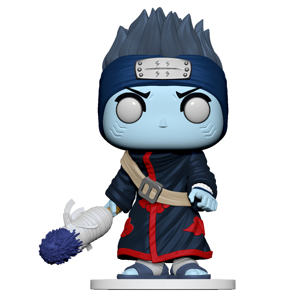 funko Kisame Naruto Shippuden Hai Flüche Jutsu stl Akatsuki Verstecktes Blatt Funko Pop Sammlerstücke Anime Manga Senpai 3dprint 3D print model - Mito3D