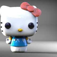 funko Kitty Hallo Pop 3d print model - Mito3D