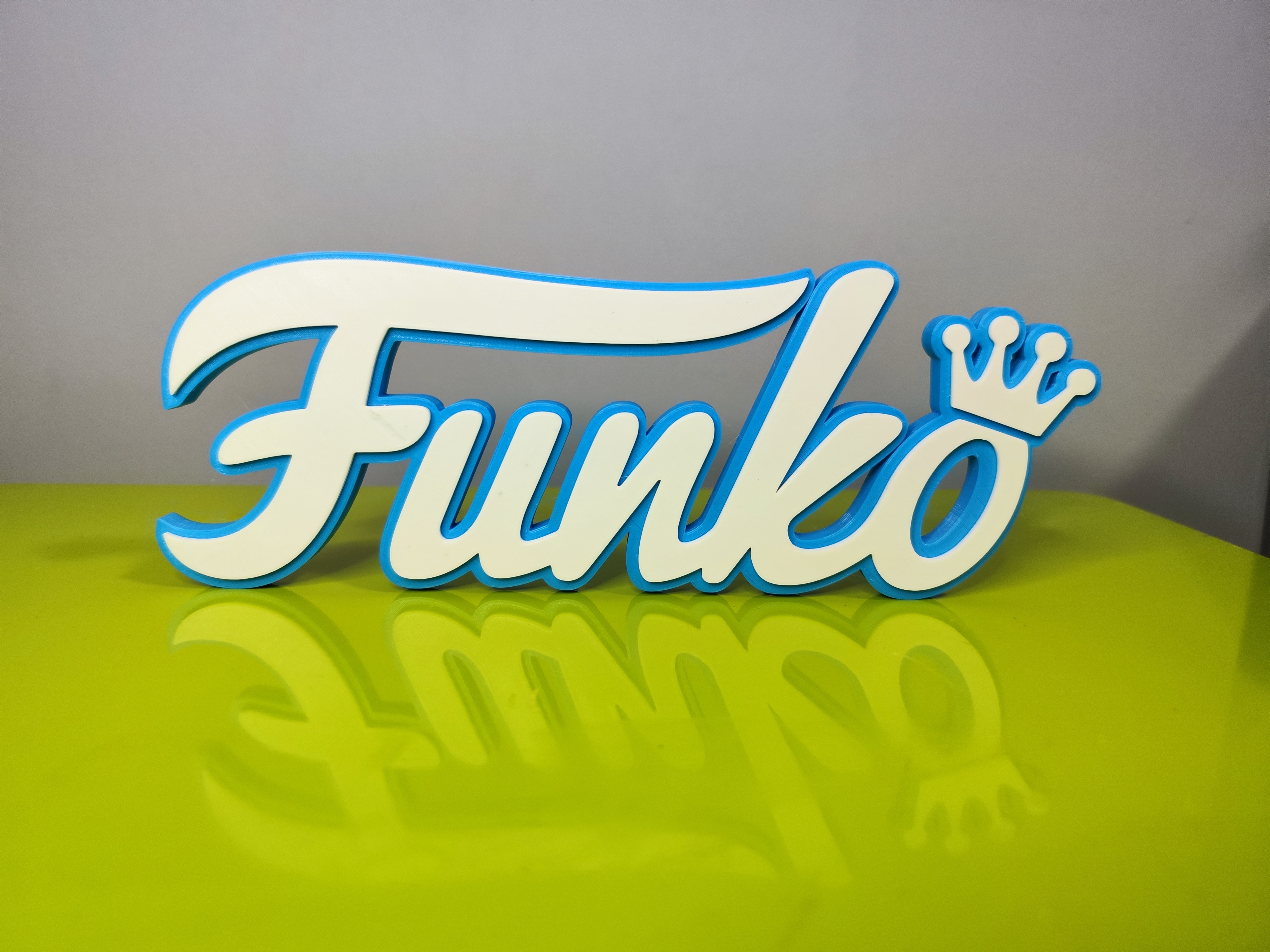 Funko logo afiş işaret 3D print model - Mito3D