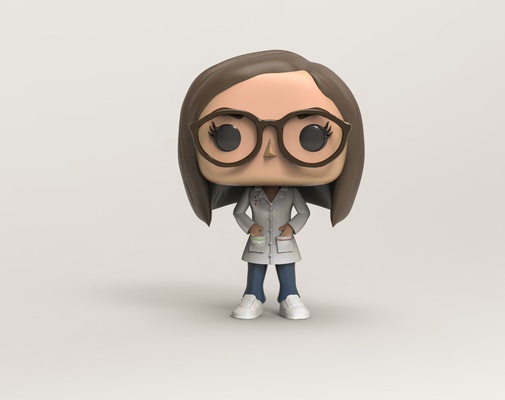 funko professora gentil jogos pop escola 3d print model - Mito3D