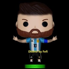 Funko Messi Arjantin seçim pop özel Futbol Amerika 3d print model - Mito3D