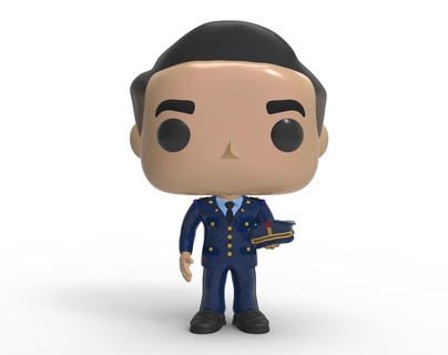 funko military air force soldier funkopop pop army 3d print model - Mito3D