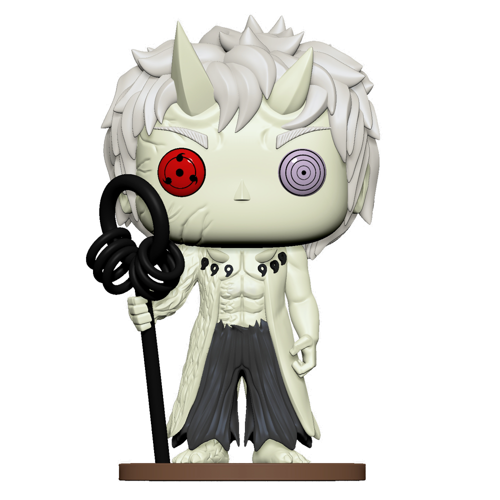 funko obito queues forme Naruto shippuden tentails jinchuriki tentaculesjinchuriki possible feuille cachée ninjawar Shinobi stl bêtes queue quatrièmeninjawar pop collectionner 3dprint anime 3D print model - Mito3D