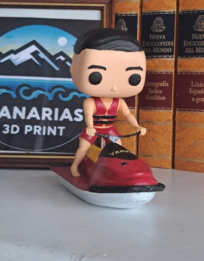 funko jet ski art 3d print model - Mito3D