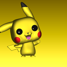 funko Pikachu Pokémon go 3d print model - Mito3D
