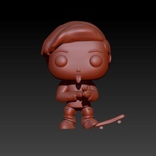 funko pop boy doll 3d print model - Mito3D