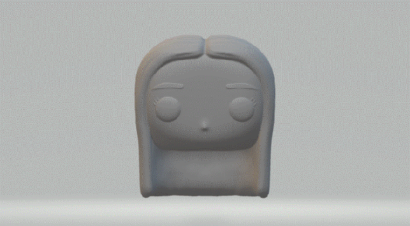 funko pop 008 noiva cabeça 3d print model - Mito3D