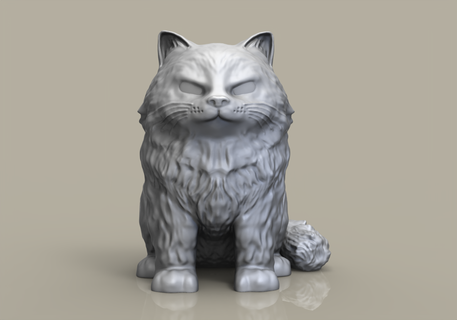 funko pop gatto persiano personalizzato 3d print model - Mito3D