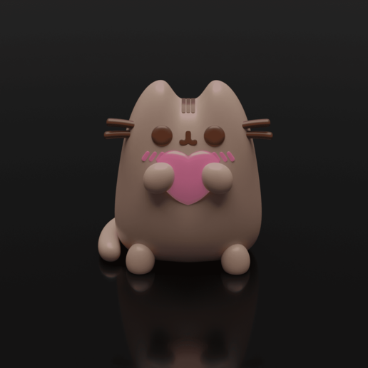 funko pop chat Pusheen 3D print model - Mito3D