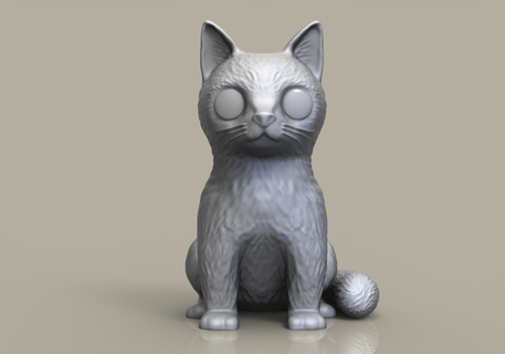 funko popular gato carey personalizado 3d print model - Mito3D