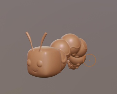 funko pop caterpillar funko pop art funko pop nature insect  3d print model - Mito3D