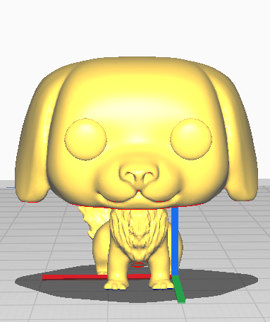 funko pop dog art 3D print model - Mito3D