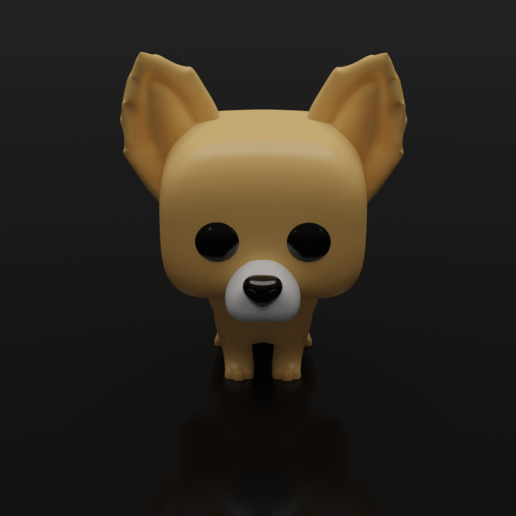 funko pop chien 11 mode 3D print model - Mito3D