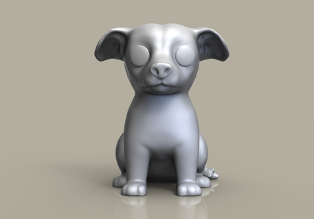 funko pop chien manières 3d print model - Mito3D
