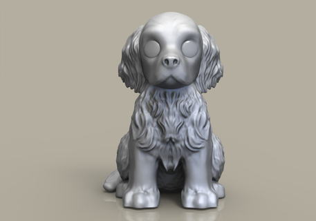 funko Pop Hund gekreuzt Setter Labrador 3d print model - Mito3D