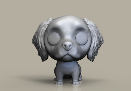 funko pop chien teckel Douane 3d print model - Mito3D