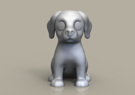 funko pop dog dalmatian custom 3d print model - Mito3D