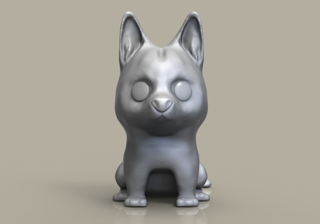 funko pop cane Tedesco pastore personalizzato 3d print model - Mito3D