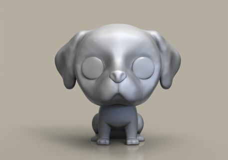 funko pop dog labrador retriever funko pop custom custom funko dog custom funko custom dog  3d print model - Mito3D