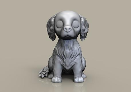 funko popular perro setter personalizado 3d print model - Mito3D