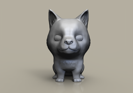 funko pop chien shiba inu 3d print model - Mito3D