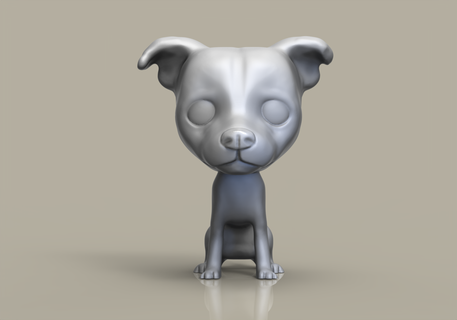 funko pop dog spanish galgo 3d print model - Mito3D