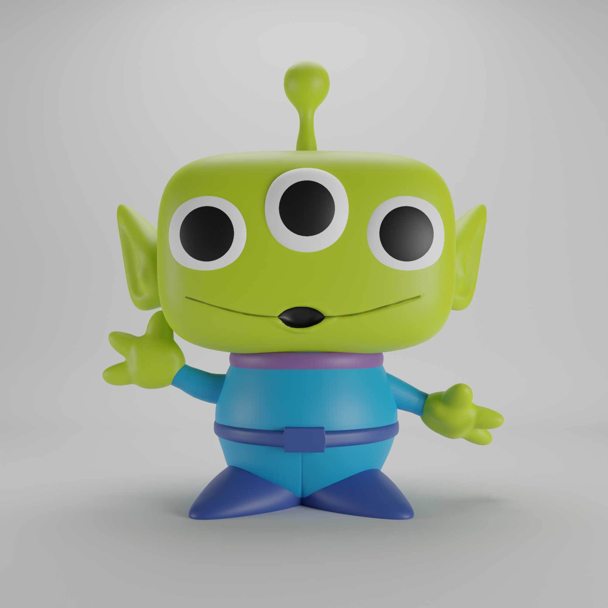 funko pop et pixar disney 3D print model - Mito3D