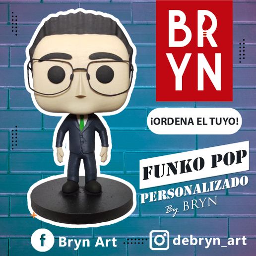 funko pop exécutif art jouet mode 3D print model - Mito3D