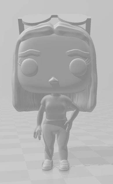 Funko pop kız genç evlat 3D print model - Mito3D