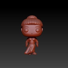 funko pop girl doll 3d print model - Mito3D