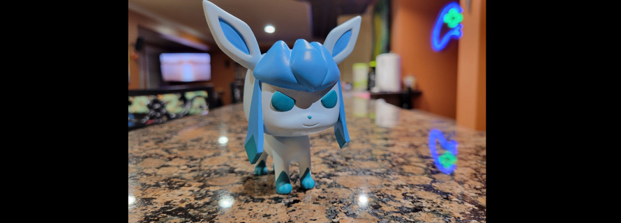 funko pop glaceon Pokémon 3d print model - Mito3D