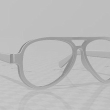 funko pop glasses fashion art toy 3d print model - Mito3D