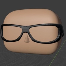 funko pop óculos 3 arte 3d print model - Mito3D