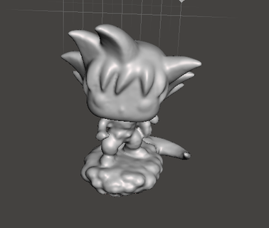 funko pop Goku casa Dragão bola arte brinquedo 3d print model - Mito3D