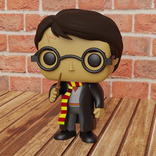 Funko pop Harry çömlekçi oyun yıldönümü Hogwarts sihirbazlık 3d print model - Mito3D