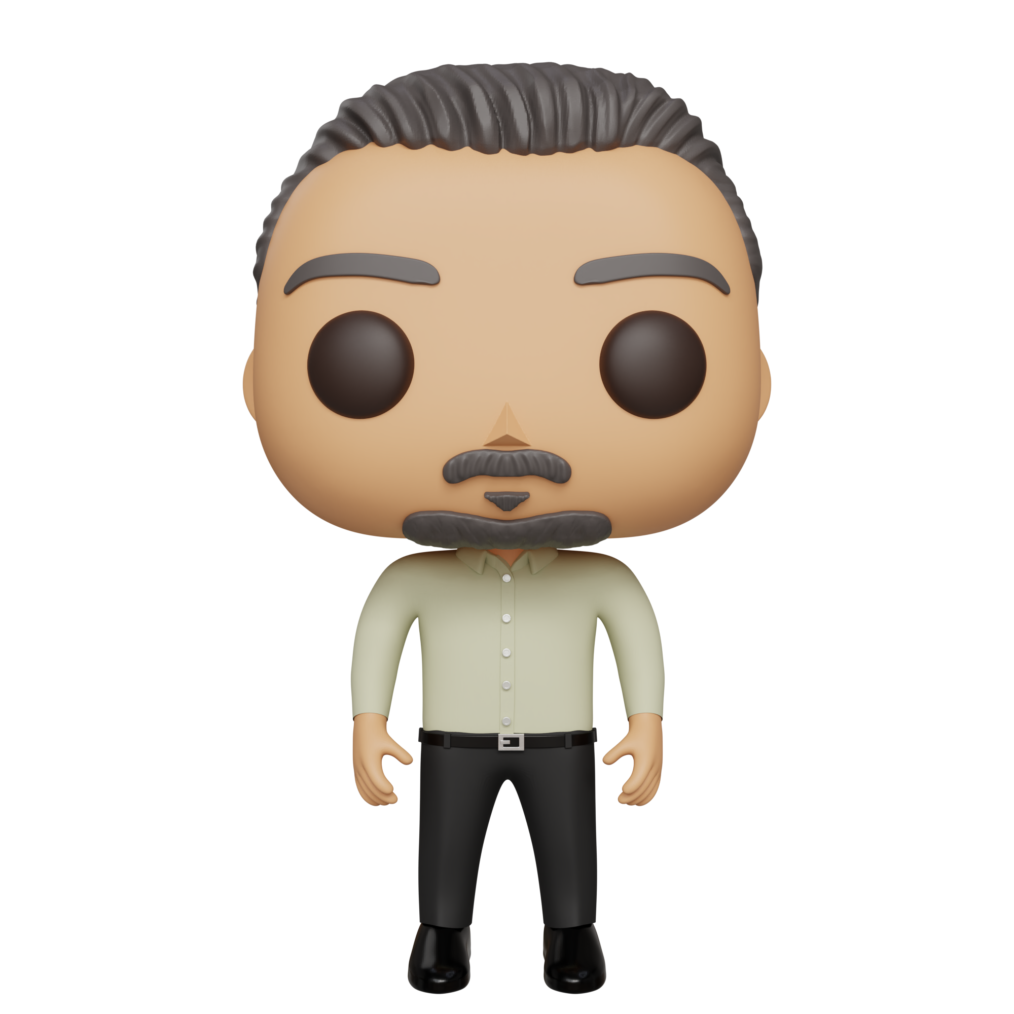 funko popular hombre 8 chico hombres formal camisa 3D print model - Mito3D